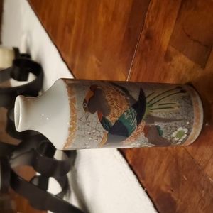 Vintage Japanese porcelain vase
